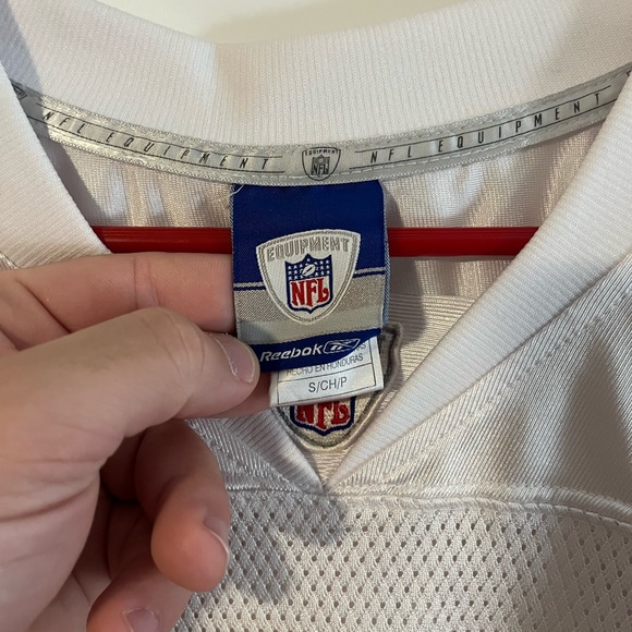 Reebok NFL White New York Giants Jersey- Tiki Barber #21 - Picture 6 of 7